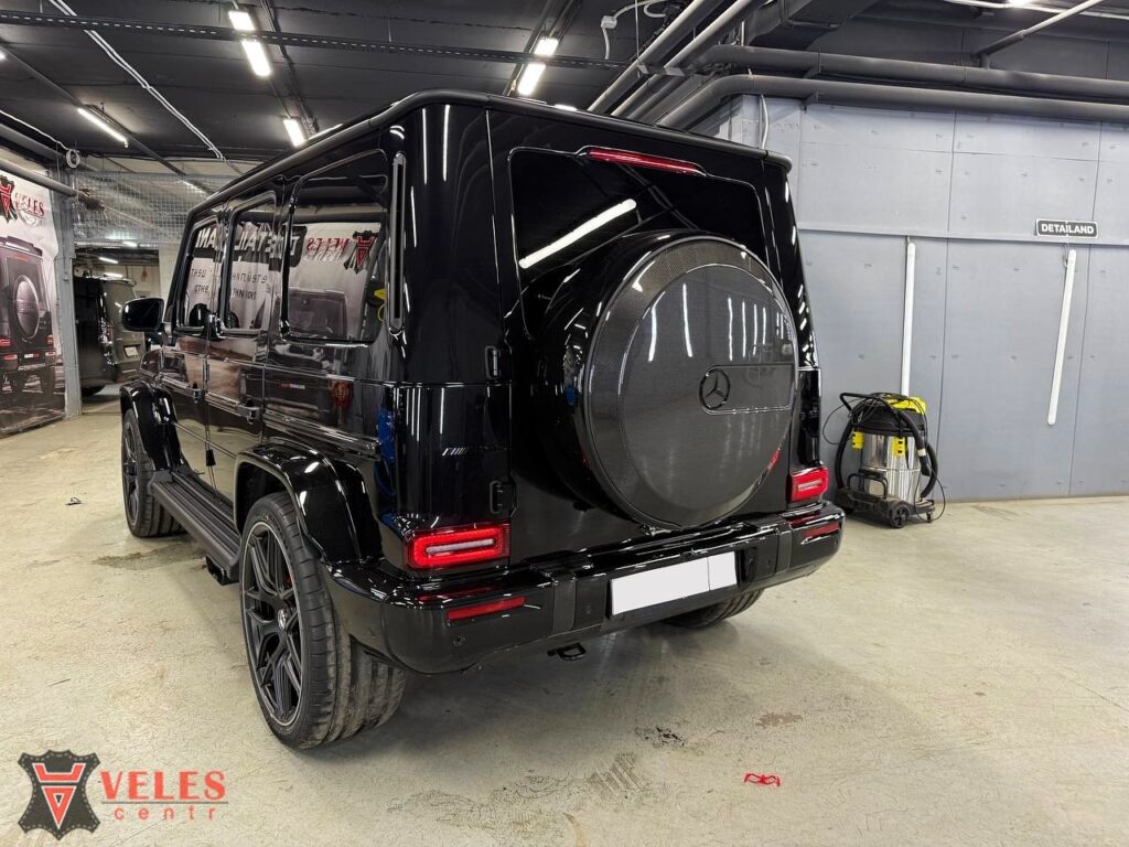 Установка карбонового обвеса на G-class рестайлинг