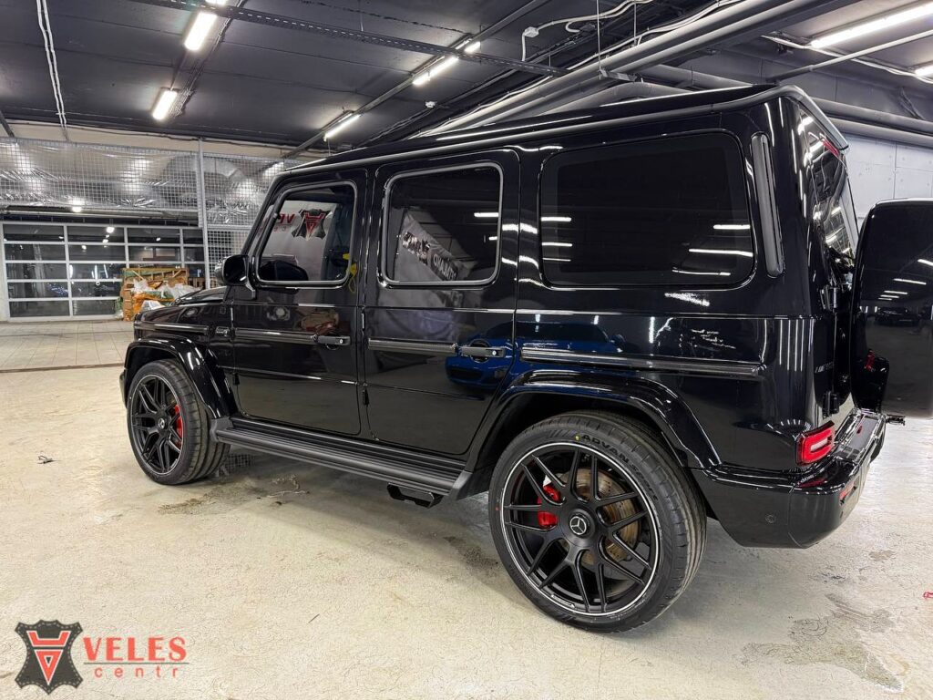 Установка карбонового обвеса на G-class рестайлинг