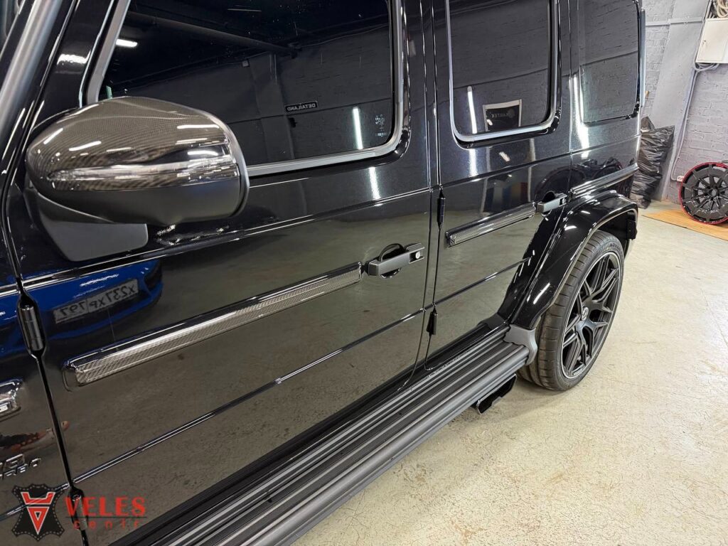 Установка карбонового обвеса на G-class рестайлинг