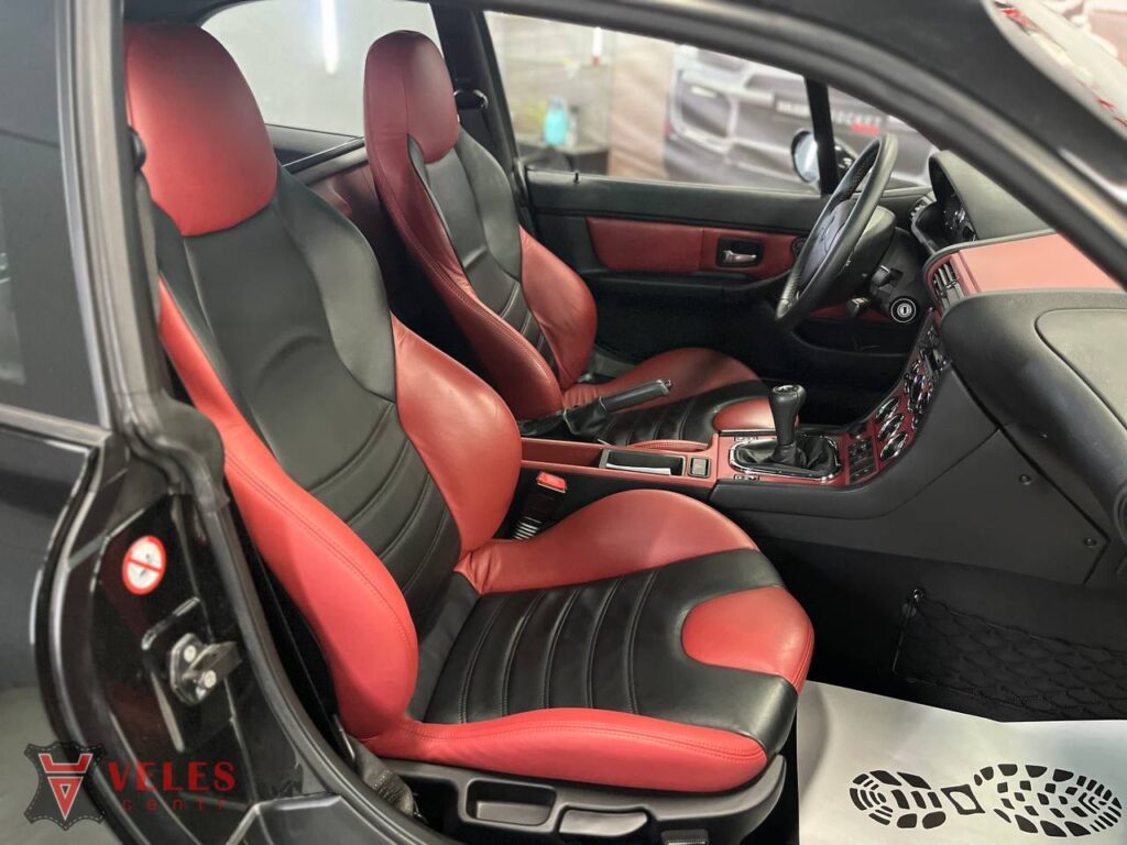 Окрас сидений BMW 