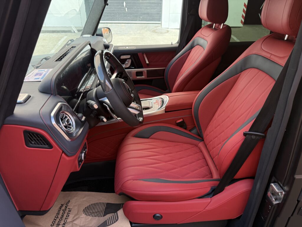 новый салон в старый g class переделка